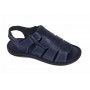 Sandale barbati casual din piele naturala bleumarin GKR47BL